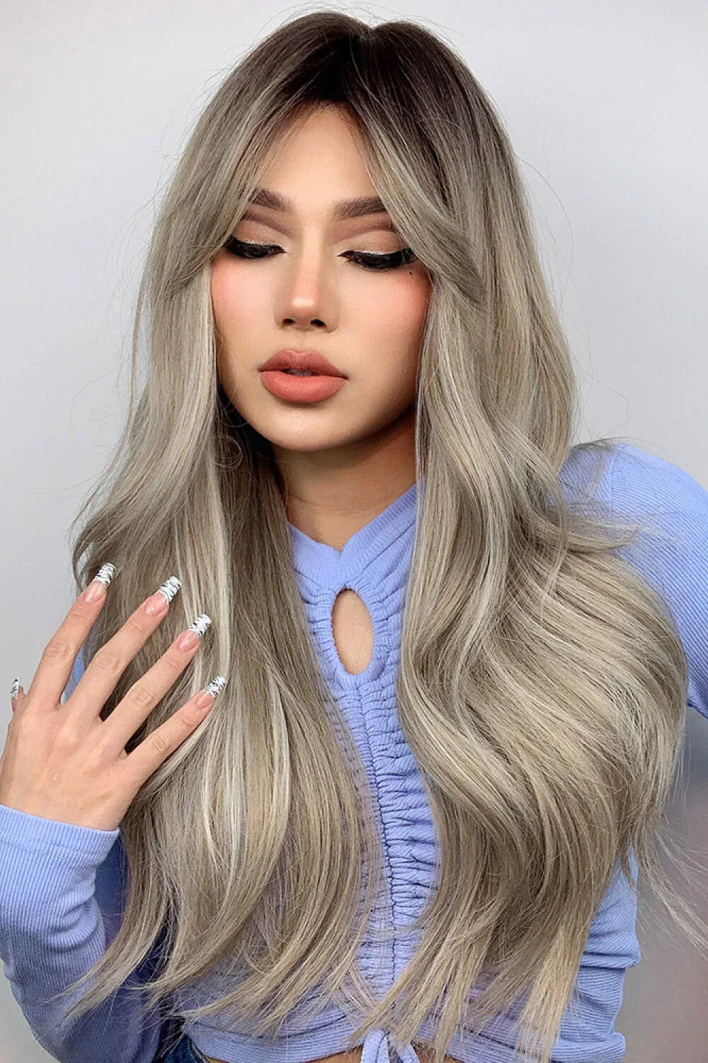 Full Machine Long Wave Wigs 26'' - 