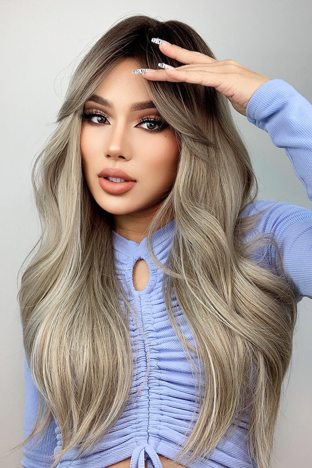 Full Machine Long Wave Wigs 26'' - 