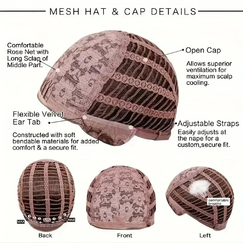 Ombre Bob Wig - Stylish Middle Part Synthetic Hair for Cosplay, Parties and Daily Wear - 