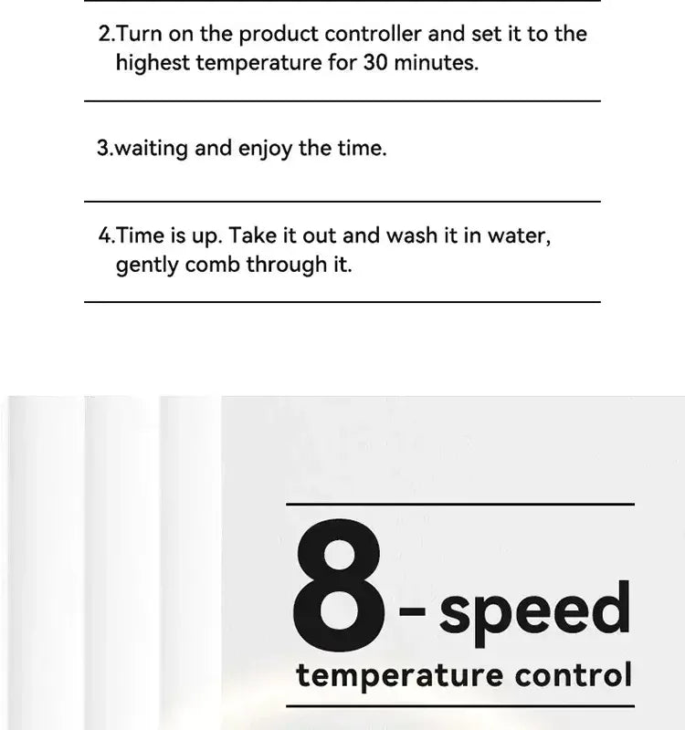 Wig Steam Cap - Handheld Electric Hair Steamer for Deep Conditioning and Thermal Treatment at Home - 