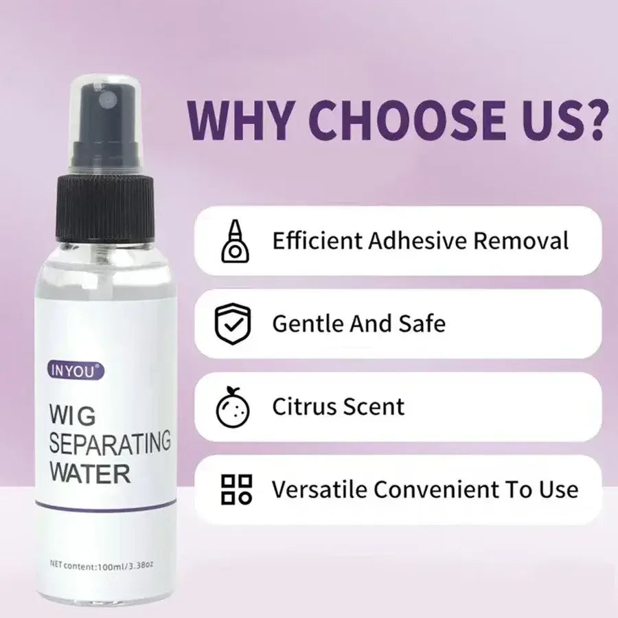 Wig Separating Water for Biological Scalp Clumps Wig And Film Glue Separation Tool - 