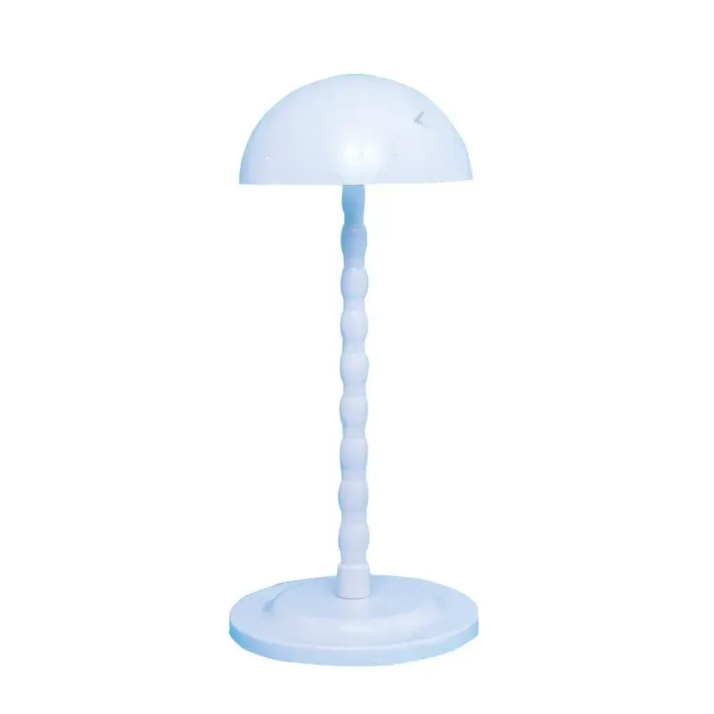 Wig Stand Portable Holder - Mushroom Top Plastic Folding Stable Durable Hair Display Holder for Styling Wigs and Toupee - 