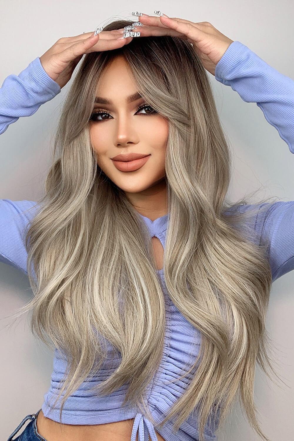 Full Machine Long Wave Wigs 26'' - 